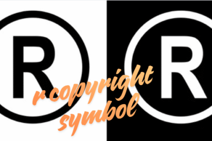 r copyright symbol