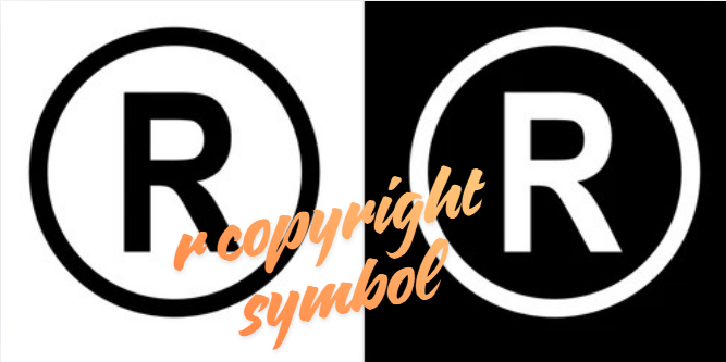 r copyright symbol