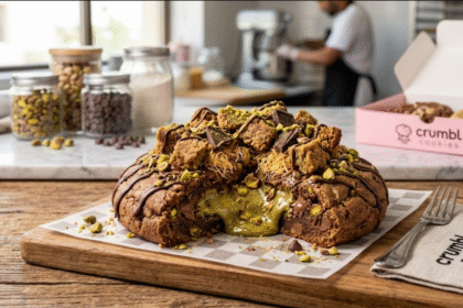 dubai chocolate cookie crumbl